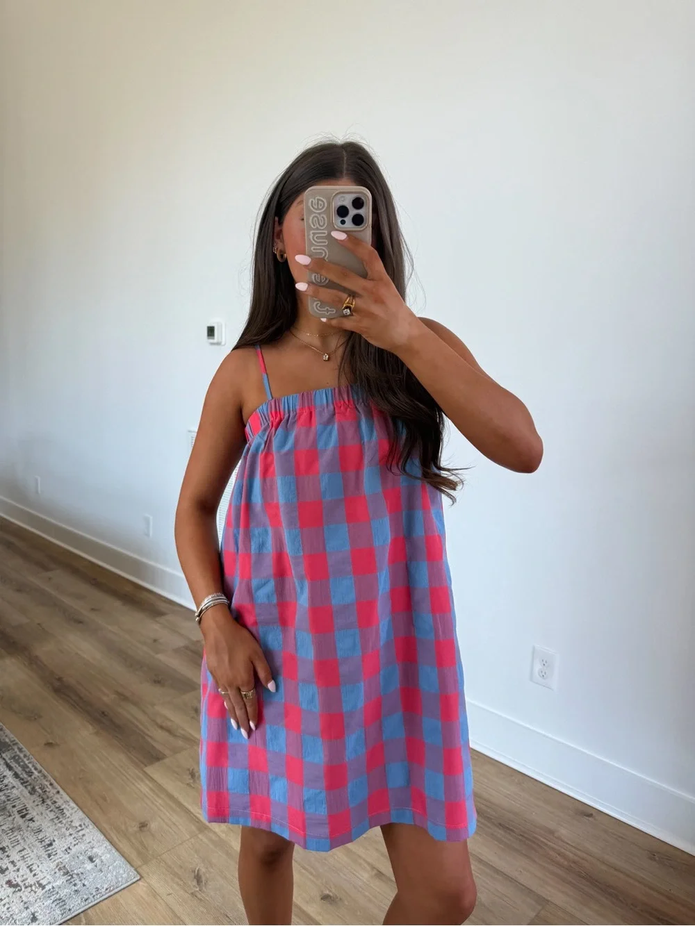 Wishlist Apparel - PLAID CAMI MINI DRESS